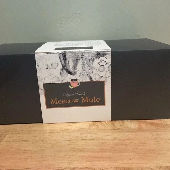 SET OF COPPER FINISHED MOSCOW MULE MUGS MADE BY STYLE. PERFECT COCKTAILS. NWTS! - Picture 6 of 8
